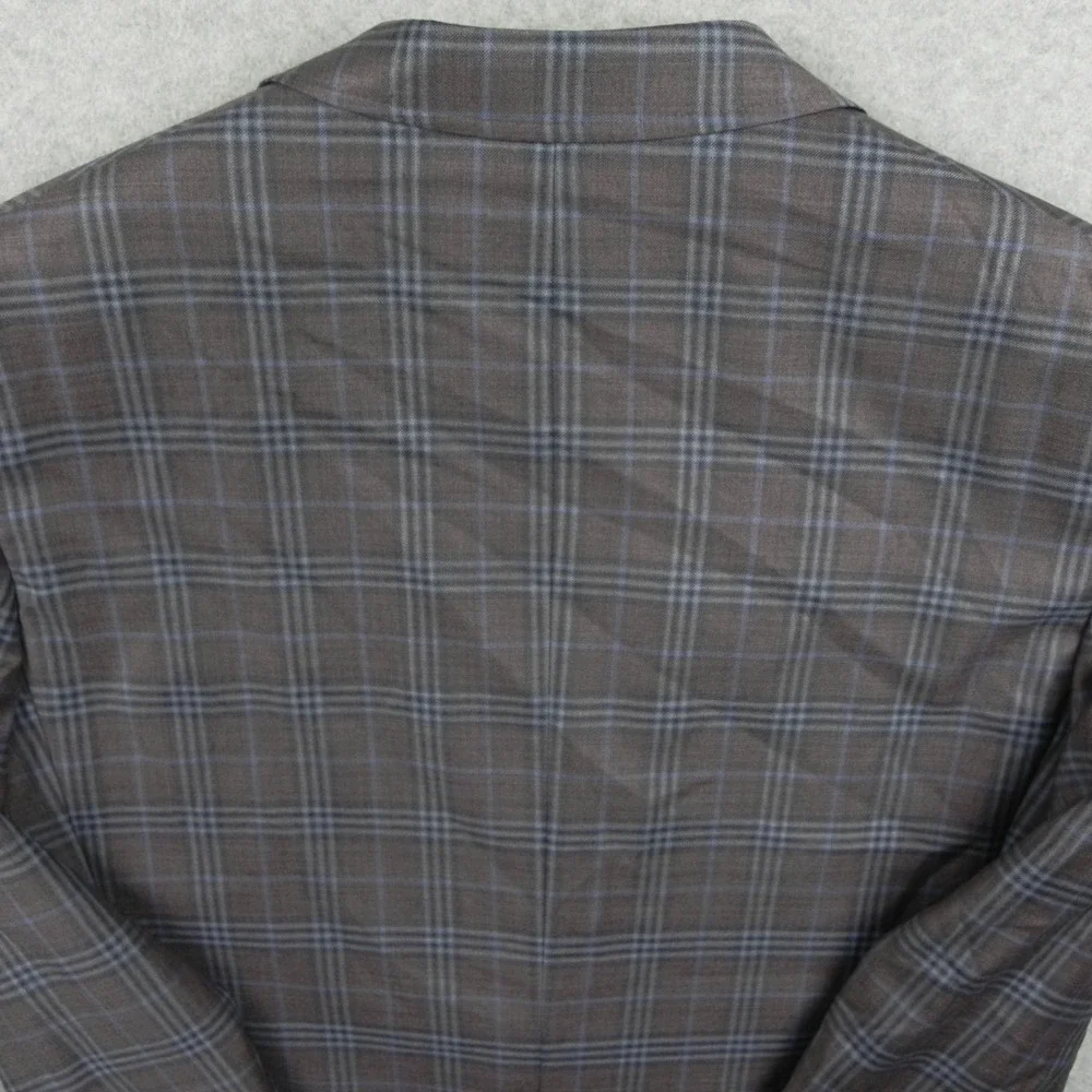 Ted Baker Blazer Mens 40R Endurance Wool 2-Button Suit Jacket Sport Coat Plaid